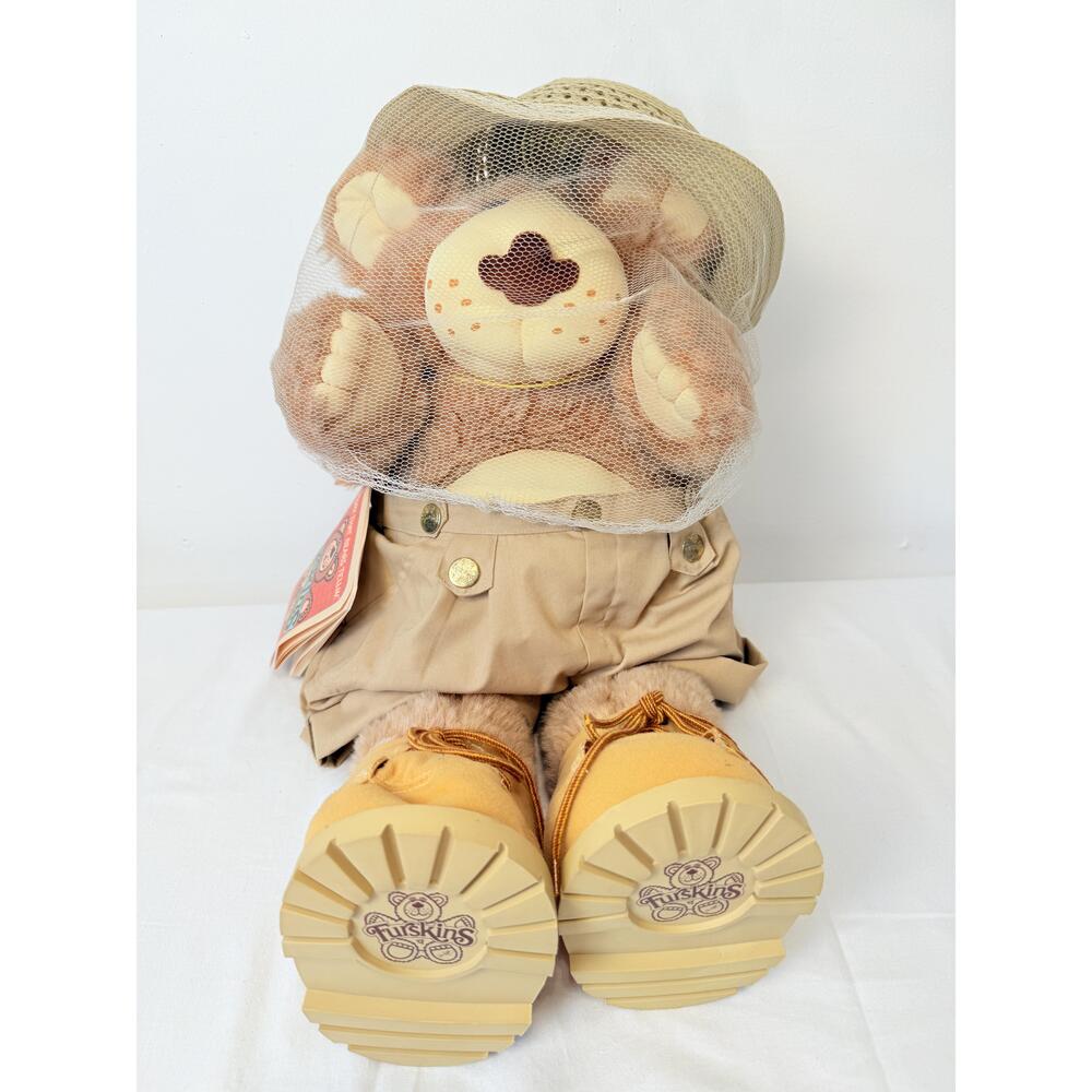 Furkins Boone Furskin Bee Keeper Safari Outfit Net Hat Plush Toy Medium